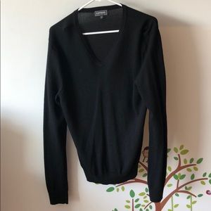 Black express sweater